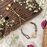 Vriksham Designer Floral Style AD Stone Mangalsutra Bracelet-G18789